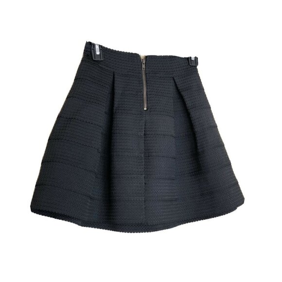 Devlin Deep Black Womens Size Xs Textured Skirt - Picture 8 of 12